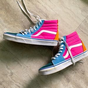 Multi-colored Vans